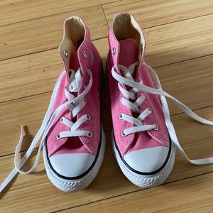 Converse pink high tops